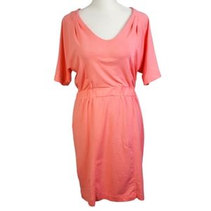 J. Crew Factory midi dress light coral/ pink XS